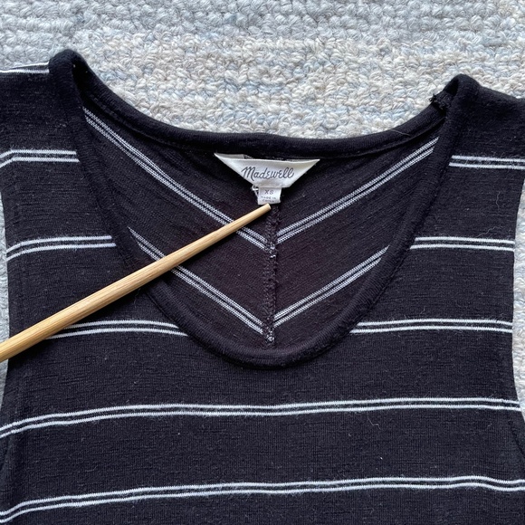 UNTIL 6/20! Madewell Highpoint Tank Dress Stripe - Picture 5 of 10